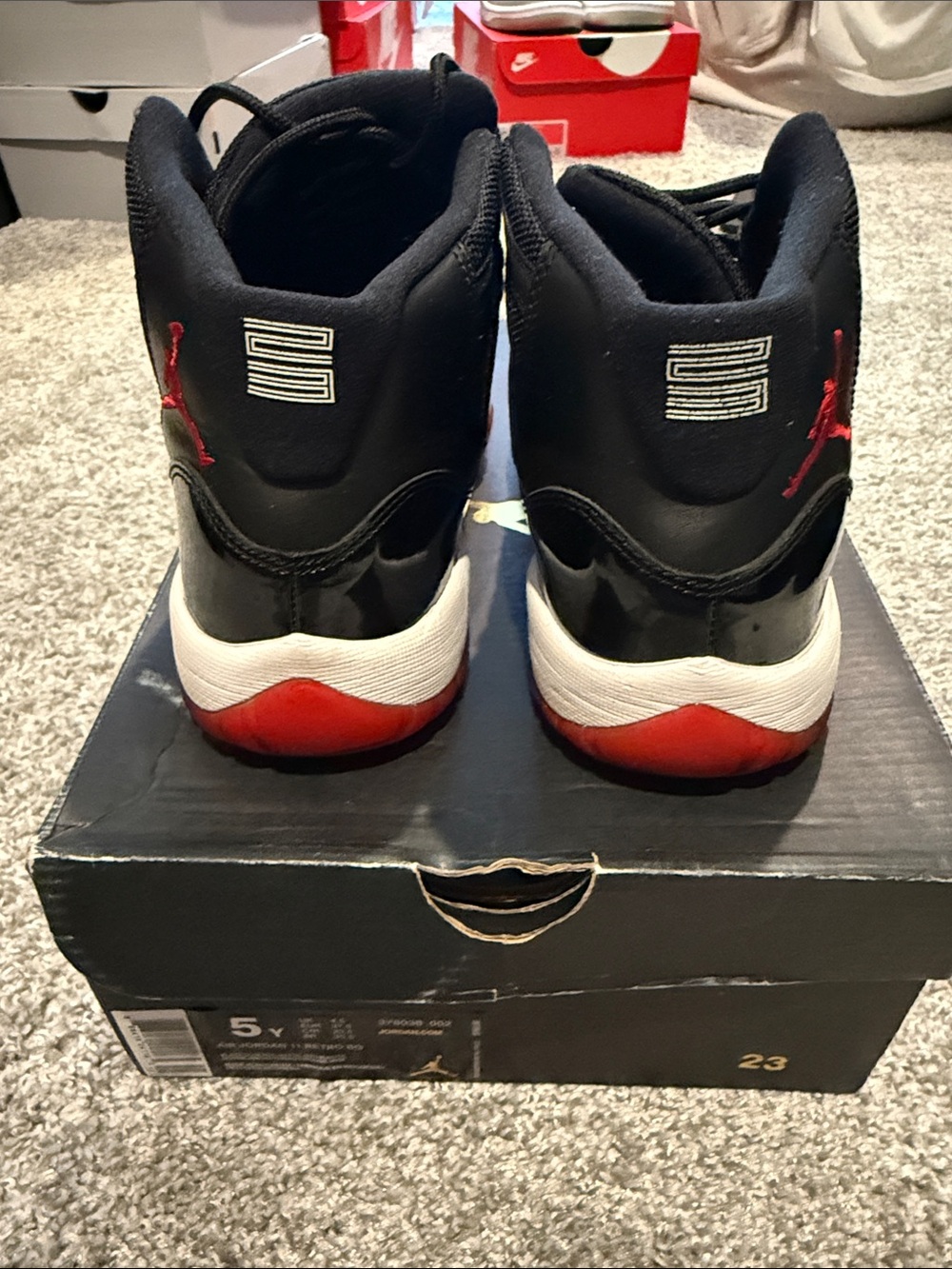 Jordan Bred 11s - Picture 3 of 3